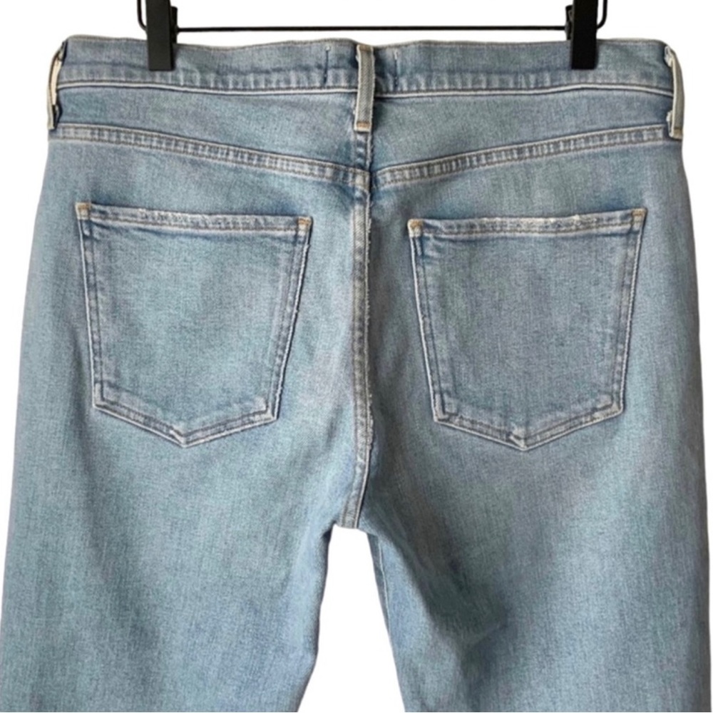 Agolde Jeans Sophie Mid Rise Ankle In Airtime Light Wash Blue Size 30 View 4